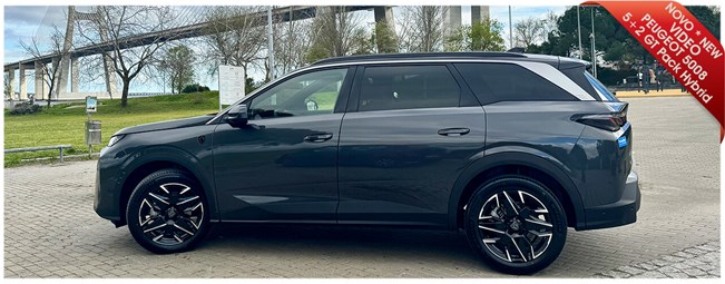 Peugeot 5008 GT Hybrid -Aluguer SUV 7 lugares